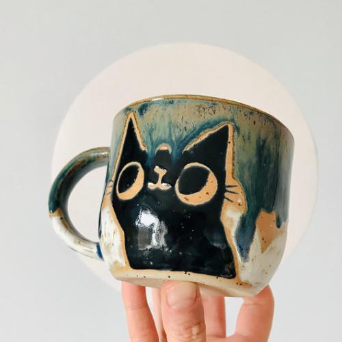 Kubek z uchem i z Kotem